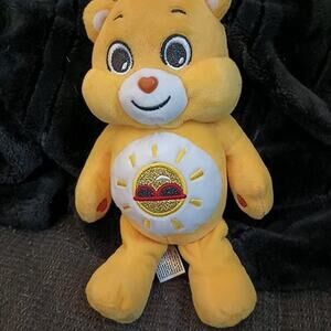 Care Bears 9" Bean Plush (Glitter Belly) - Funshine Bear  Soft Huggable Material
